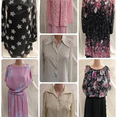 Retro floral and metallic fashion lot