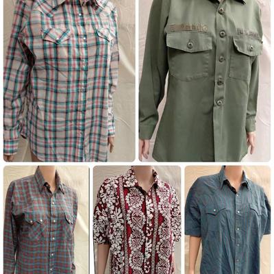 Vintage clothing Eclectic Dude Shirt Lot