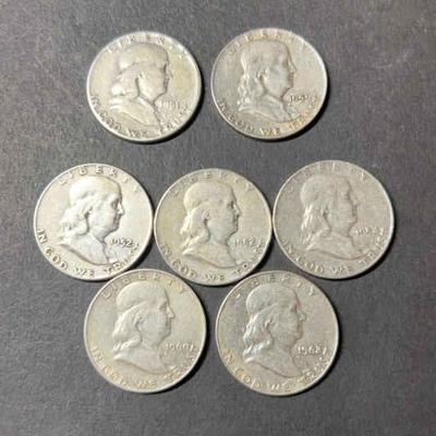 Usa franklin half dollars