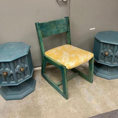 Fun teal furniture