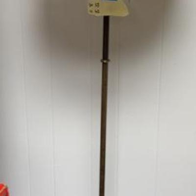 Vintage lamp and magazine holder brass