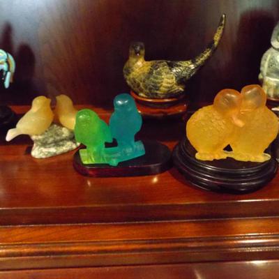 DAUM NANCY FROSTED ANIMAL PAIRS FIGURES