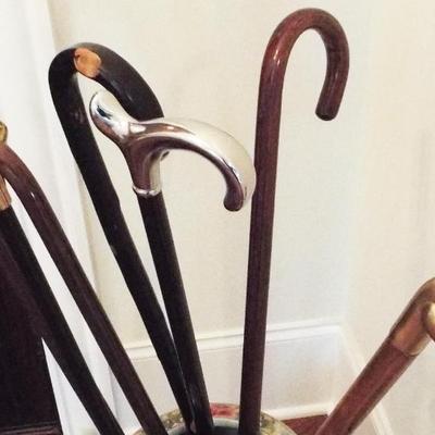 VINTAGE AND NEWER WALKING CANES