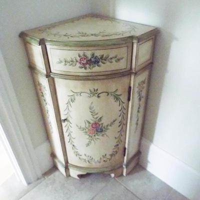 HIGH QUALITY COLORFUL HAND PAINTED CORNER TABLE
