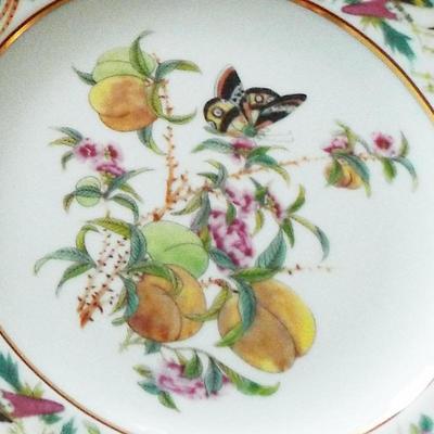 BEAUTIFUL HEREND ROTHCHILD HUNGARY FRUIT AND FLOWER PLATES