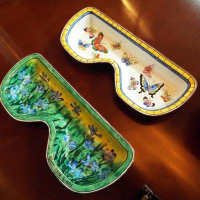 CLOISONNE EYEGLASS HOLDERS (2)