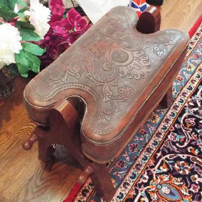 MIDDLE EASTERN LEATHER CAMEL SEAT