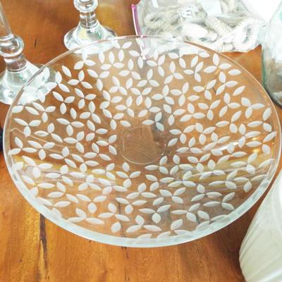 TIFFANY & CO. ETCHED LARGE PLATE