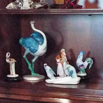 HEREND HUNGARY ROTHCHILDS ANIMAL FIGURES