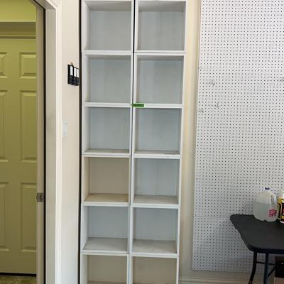 BH659 15x12 -16 White Wood Storage Cubes (Stackable)