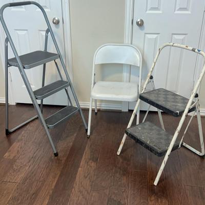 BH515 Two House Step Ladders & A Chair!!