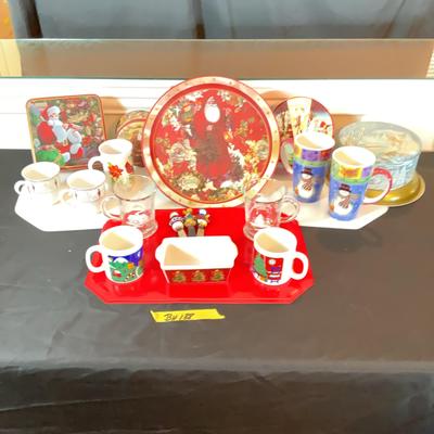 BH188 Christmas Mugs And Tins