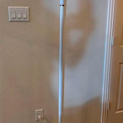 BH440 67” White Metal Lamp