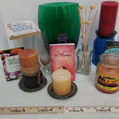 Vases, Candles and Books