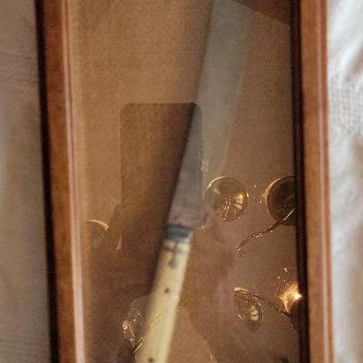 Civil War Era Framed Cutlery, Knife