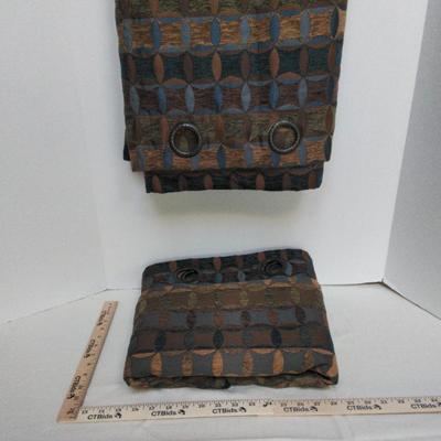 Earthtone 2 Panel Curtain Set