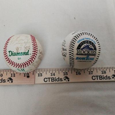 Commerative Baseballs