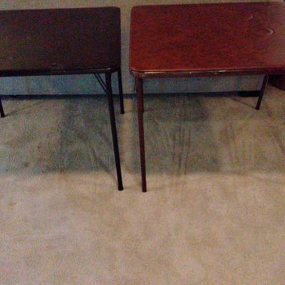 LR140 TWO CARD TABLES