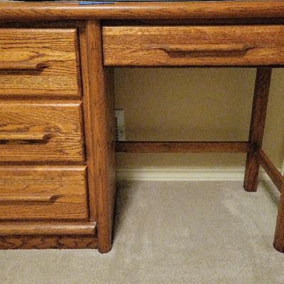 Wooden Desk And Chair