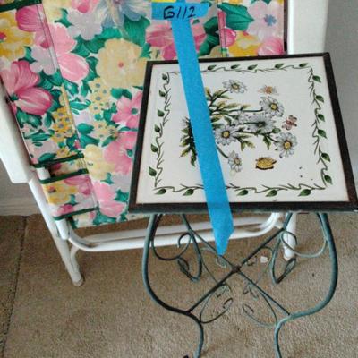 Chair And Plant Stand