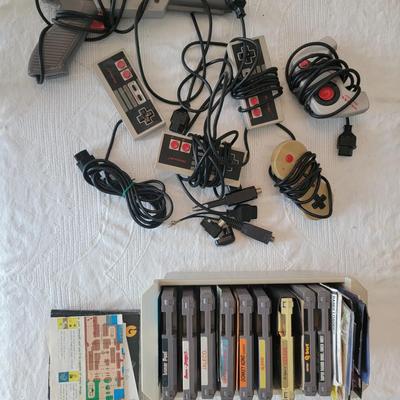 Assorted Nintendo Games and Controllers