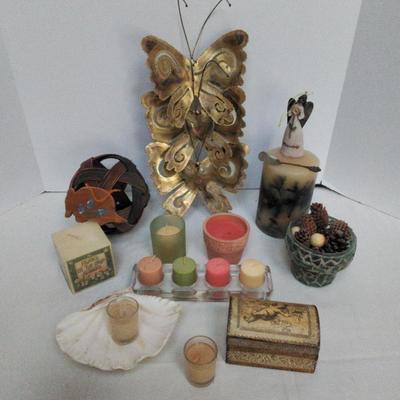 Candles and miscellaneous Decor
