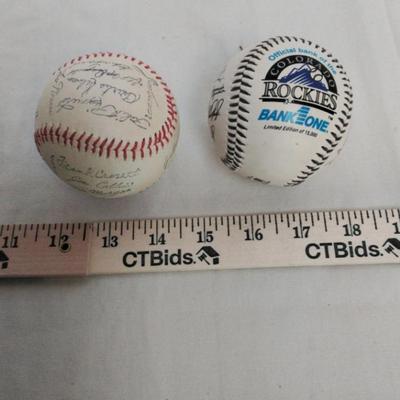 Commemorative Baseballs