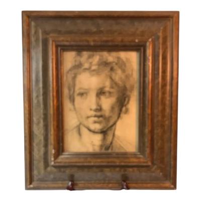 Vintage Copy of Andrea Del Sarto’s “Head of John the Baptist”