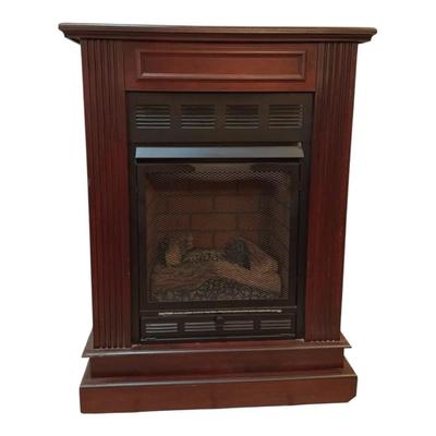 Gas freestanding fireplace