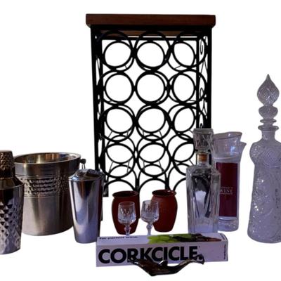 Wine Rack , Decanters and Accessories