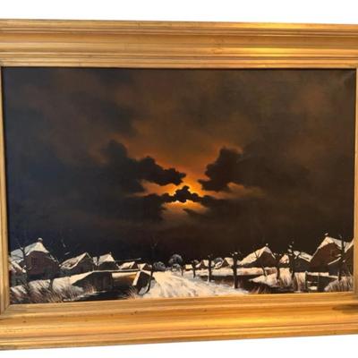 Original Cloudscape Painting