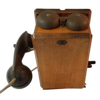 Northern Electric Hand Cranked Magneto Wall Phone