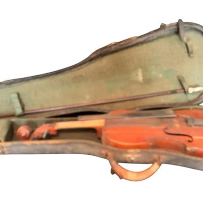 Antique Violin In Case
