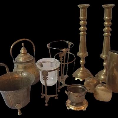 Assorted Brass Items