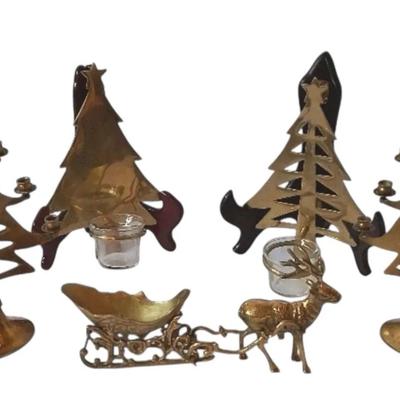 Brass Christmas Decor