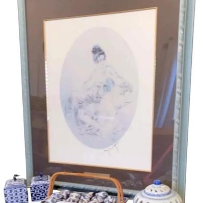 Clipped Cupid's Wings-French artist Louis Icart & Deco Items