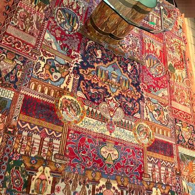 Handwoven Persian Kashmar Rug