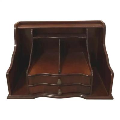 Bombay Co Mahogany Desk Top Organizer