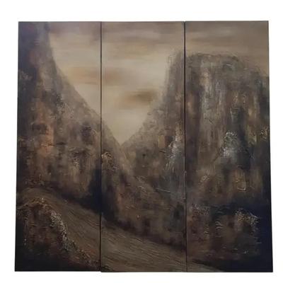 3 Paneled Canvas Painting/wallhanging