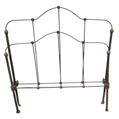 Wrought Iron TWIN bed frame - does not have side pieces
