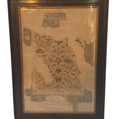 Mosaic Found At Shell South Palestine Picture Reproduction