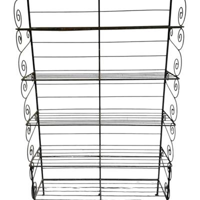 5 Tier Wrought Iron outdoor rack - Approx 6ft tall