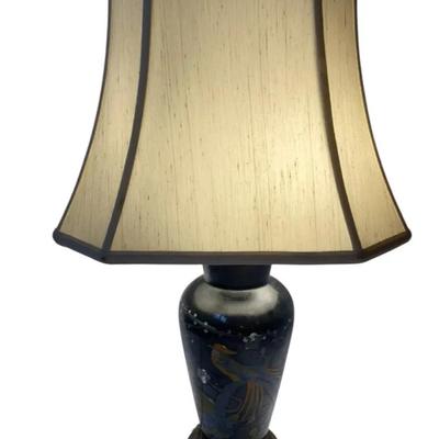 Asian Style Porcelain Table Lamp
