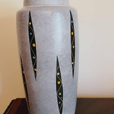 MCM W Germany Wazon Pottery Vase - TLC Condition - No Shipping on This Item 