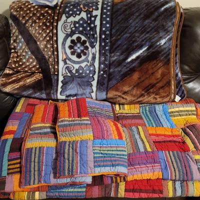 Queen Blanket, Pillowcases, and Extra Blanket - Add to Your Bedding Collection for Winter 