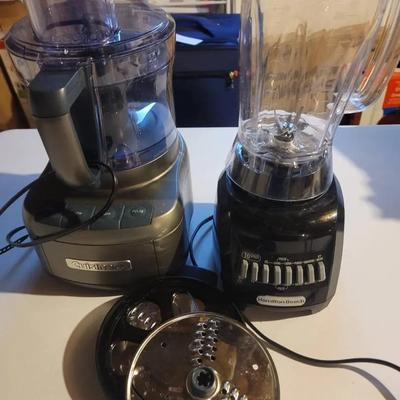 Cuisinart Food Processor and Hamilton Beach Blender