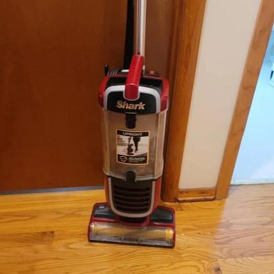Shark Upright Canister Vacuum Red Gray