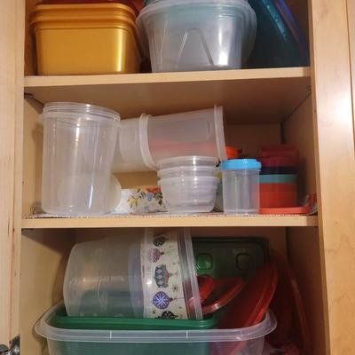 Kitchen Storage Container Lot - Store More, Waste Less - Great for the Holidays