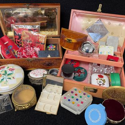 Vintage Jewelry Boxes and More