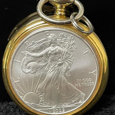 2009 American Eagle Silver Dollar in Watch Case